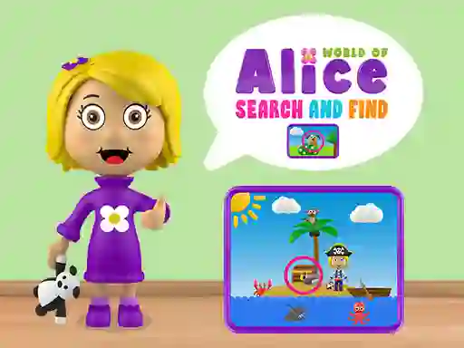 Gêm World of Alice Search and Find ar-lein