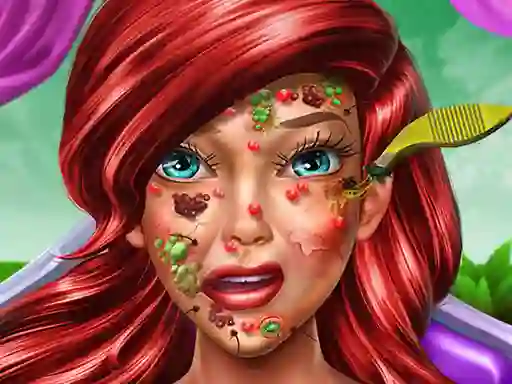 Gêm Princess Mermaid Skin Doctor ar-lein