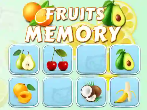 Gêm Fruits Memory ar-lein