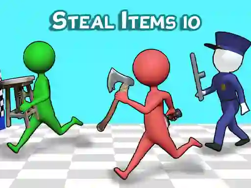 Gêm Steal Items io ar-lein