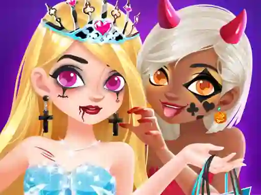 Gêm Fashion Girl Halloween Boutique ar-lein