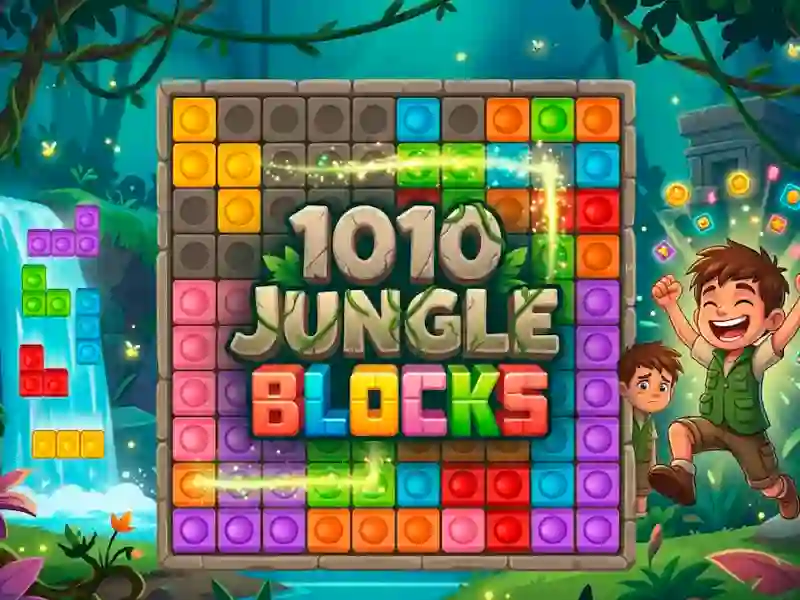 Gêm 1010 Jungle Blocks ar-lein