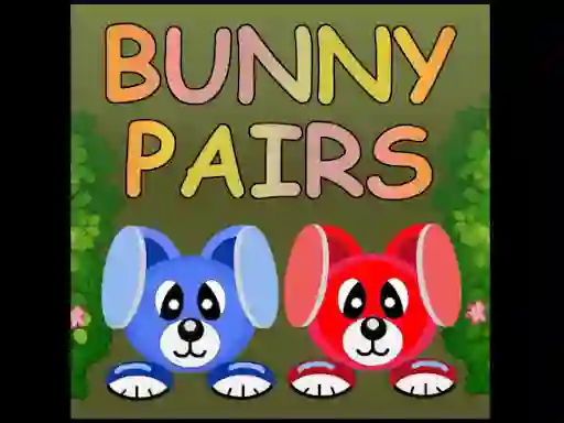 Gêm Bunny Pairs ar-lein