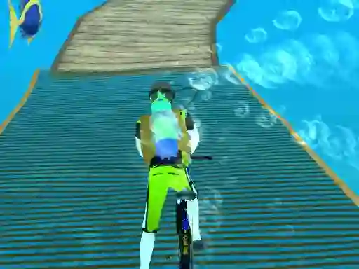 Gêm Under Water Cycling ar-lein