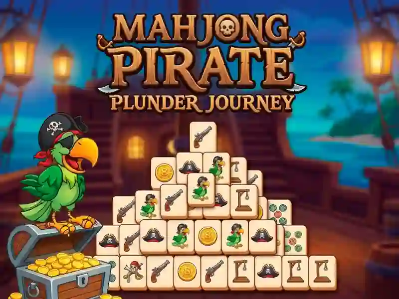Gêm Mahjong Pirate Plunder Journey ar-lein