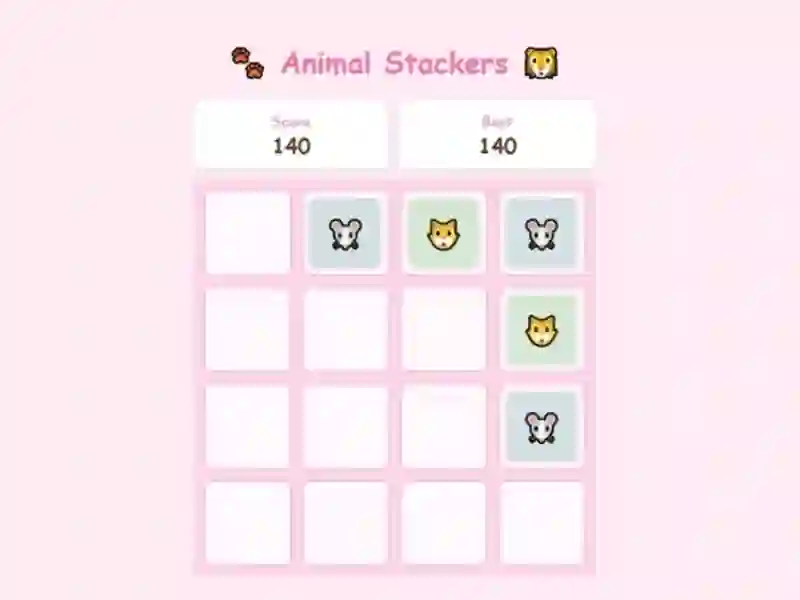 Gêm Animal Stackers ar-lein