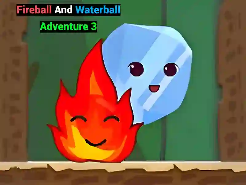 Gêm Fireball And Waterball Adventure 3 ar-lein