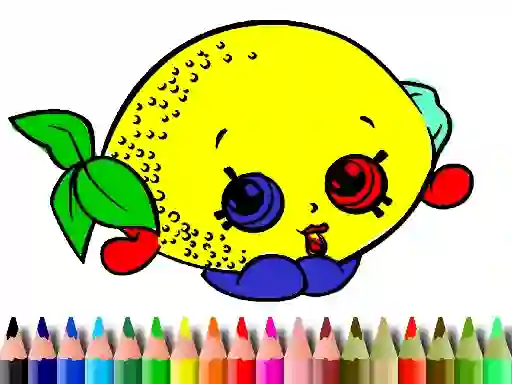 Gêm Back To School: Fruits Coloring Book ar-lein
