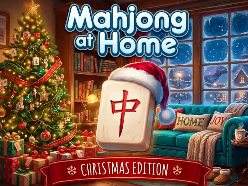 Gêm Mahjong At Home Xmas Edition ar-lein