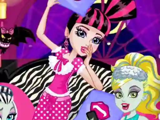 Gêm Monster Slumber Party Funny Faces ar-lein