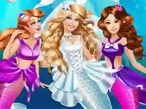 Gêm Mermaid Doll Wedding ar-lein