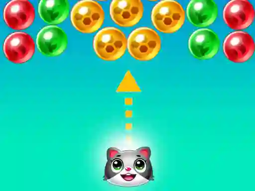 Gêm Save the cats Bubble shooter ar-lein