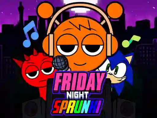 Gêm Friday Night Sprunki ar-lein