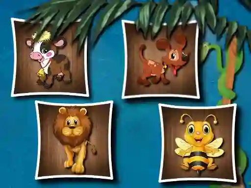 Gêm Cute Animal Shapes ar-lein