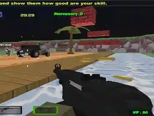 Gêm Blocky Combat Strike Zombie Multiplayer ar-lein