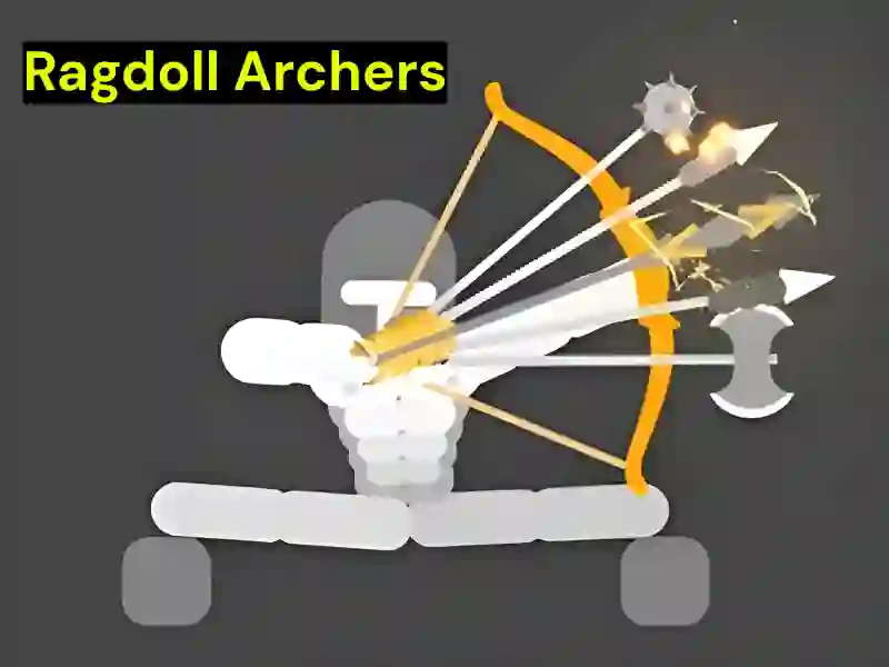 Gêm Ragdoll Archers ar-lein