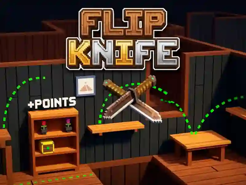 Gêm Flip Knife ar-lein