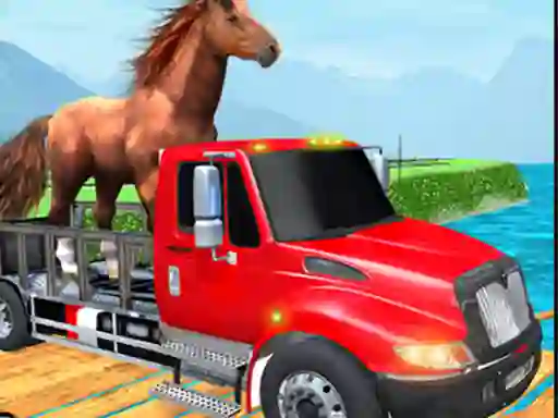 Gêm Farm Animal Transport Truck ar-lein
