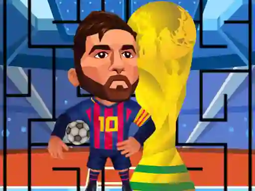 Gêm Messi in a maze ar-lein