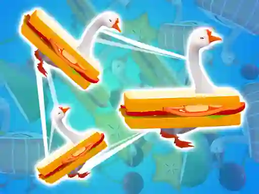 Gêm Goose Match 3D ar-lein