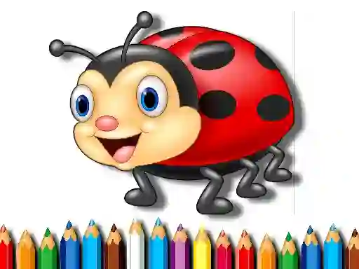 Gêm Ladybug Coloring Book ar-lein