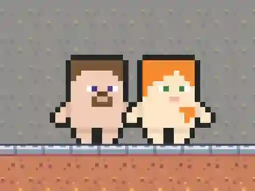 Gêm Pixi Steve Alex Herobrine ar-lein