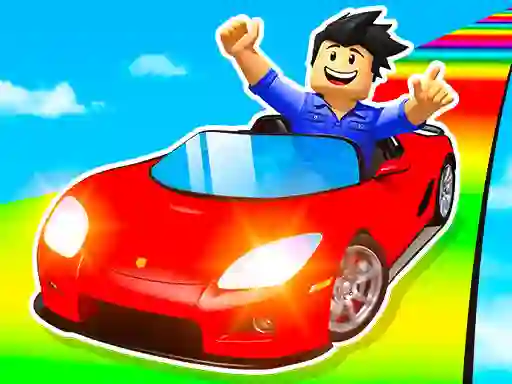 Gêm Epic Car Stunt Race Obby ar-lein