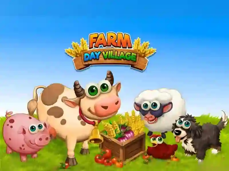 Gêm Farm Day Village ar-lein