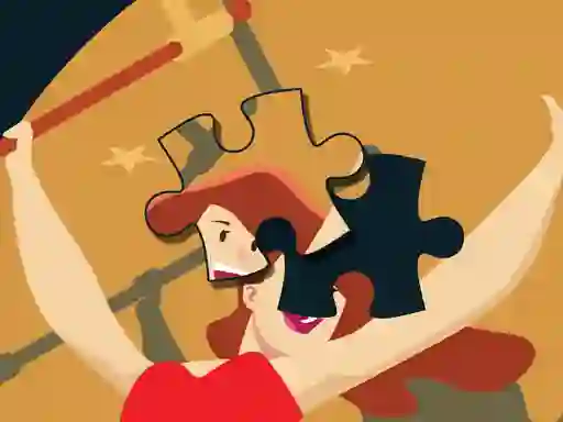 Gêm Circus Girl Jigsaw ar-lein