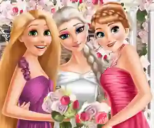 Gêm Eliza and princesses wedding ar-lein