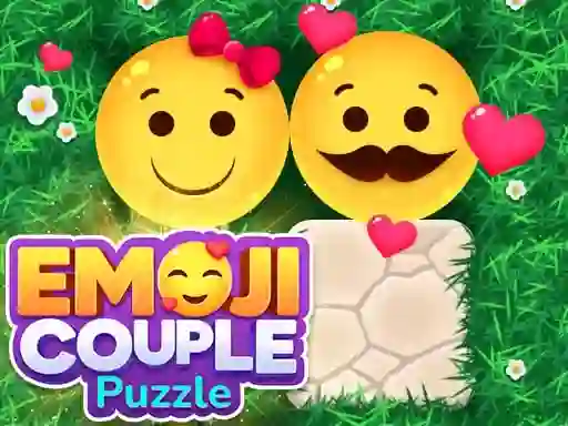 Gêm Emoji Couple Puzzle ar-lein