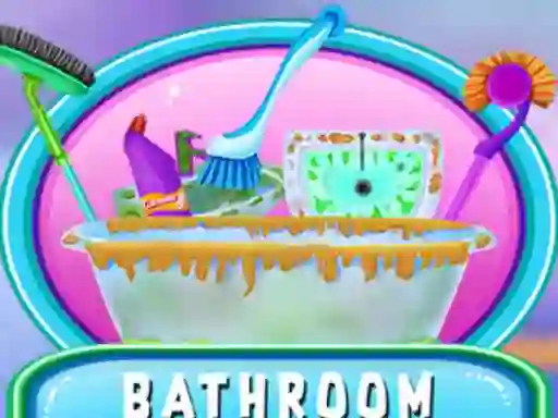 Gêm Bathroom Clean Up ar-lein