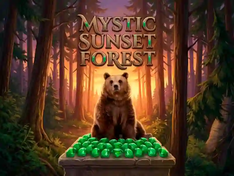 Gêm Mystic sunset forest ar-lein