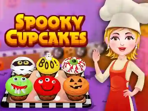 Gêm Spooky Cupcakes ar-lein