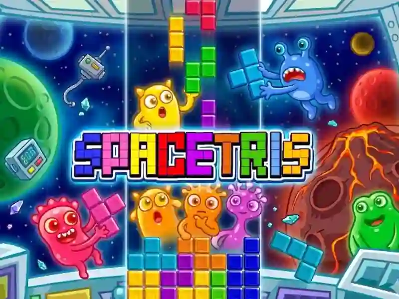 Gêm SpaceTris ar-lein