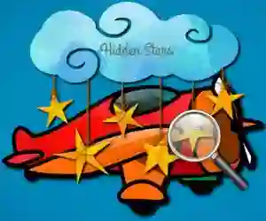Gêm Airplains Hidden Stars ar-lein