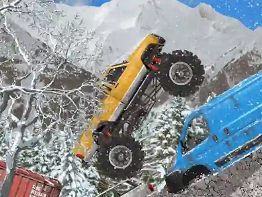 Gêm Hard Wheels Winter 2 ar-lein