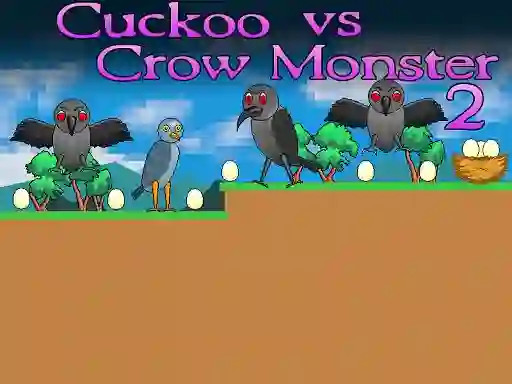 Gêm Cuckoo vs Crow Monster 2 ar-lein