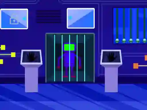 Gêm Robot Escape ar-lein
