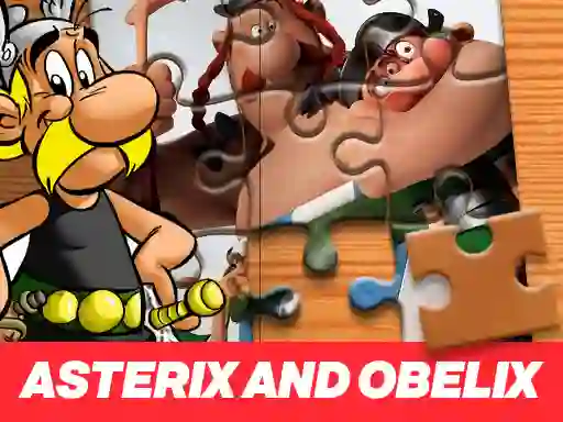 Gêm Asterix and Obelix Jigsaw Puzzle ar-lein