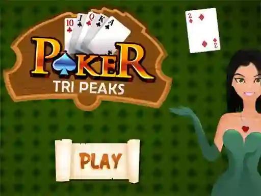 Gêm Poker Tri Peaks ar-lein