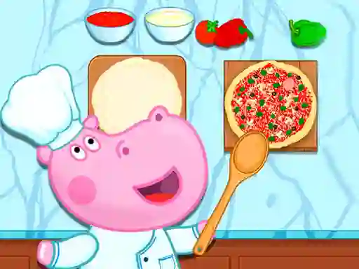 Gêm Hippo Pizzeria ar-lein