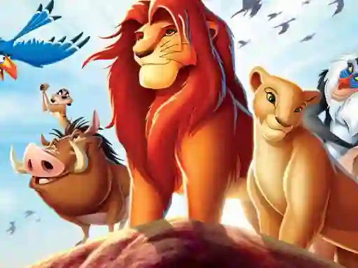 Gêm Lion king Slide ar-lein