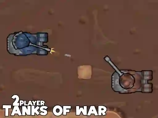 Gêm 2Player Tanks of War ar-lein