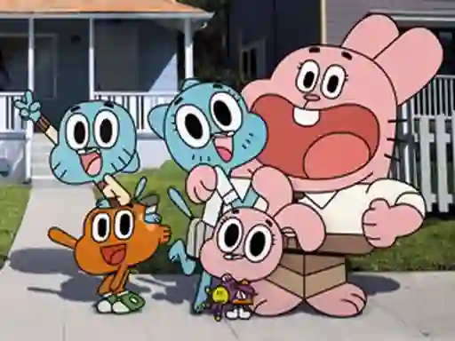 Gêm Gumball: Hidden Stars ar-lein