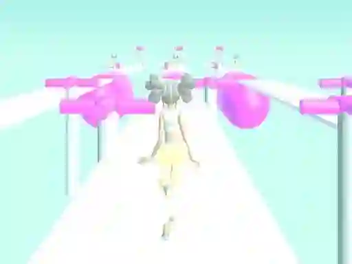 Gêm Girly Race Runner ar-lein