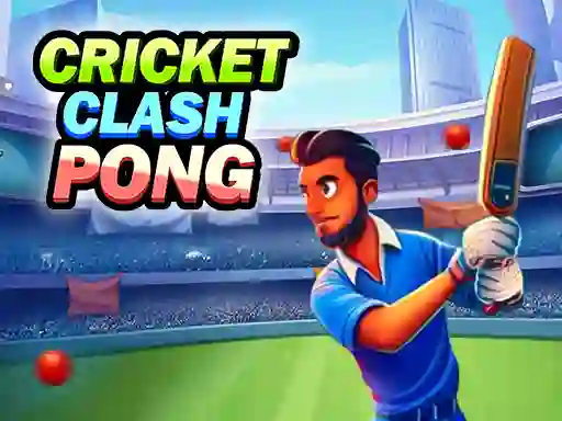 Gêm Cricket Clash Pong ar-lein