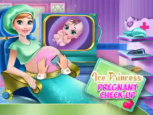 Gêm Ice Princess Pregnant Check Up ar-lein