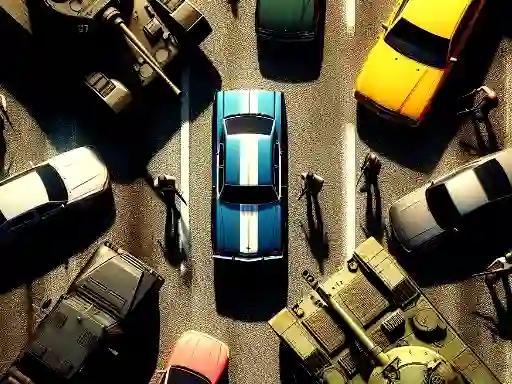 Gêm GTA Car Rush ar-lein