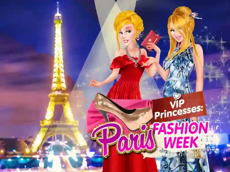 Gêm VIP Princesses: Paris Fashion Week ar-lein